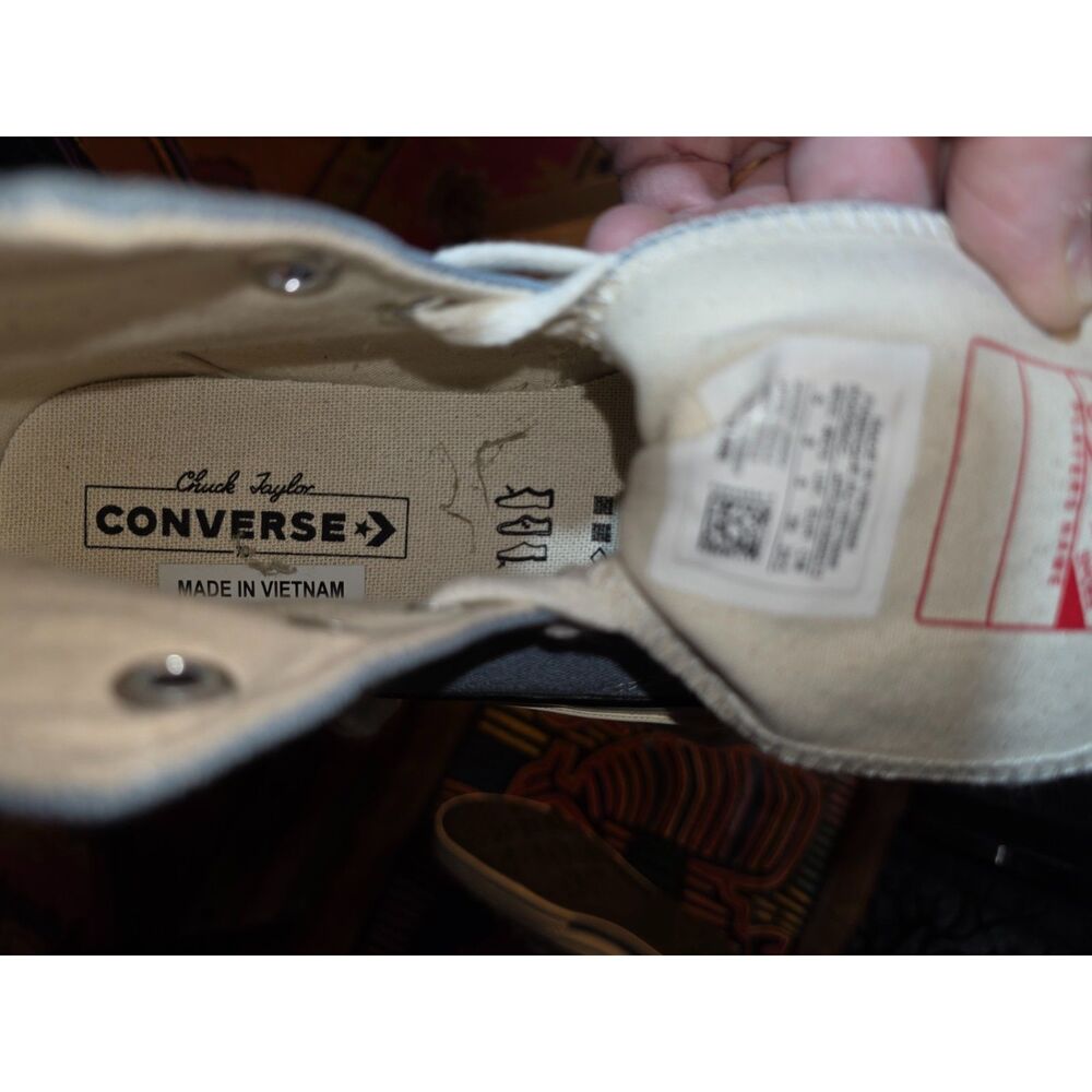 Converse Chuck Taylor All Star High Top Blue Canvas Mens 6 Womens 8 EU 39 NWOB - Picture 7 of 12